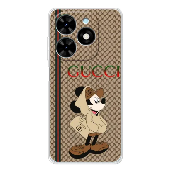 Чохол з принтом «Mickey GUCCI» для TECNO Spark Go 2025