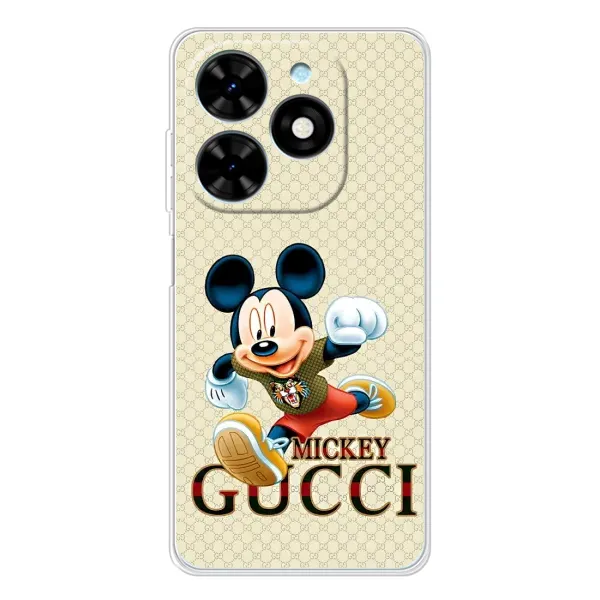 Чехол с принтом «Mikki Gucci» для TECNO Spark Go 2025
