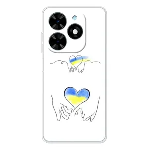 Чохол для Патріота України Tecno Spark Go 2025 - (AlphaPrint) (Мир Україні)