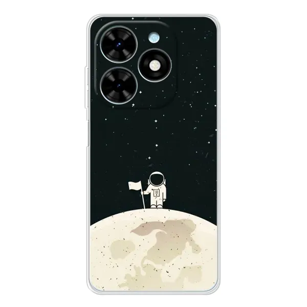 Чехол с принтом «На луне» для TECNO Spark Go 2025