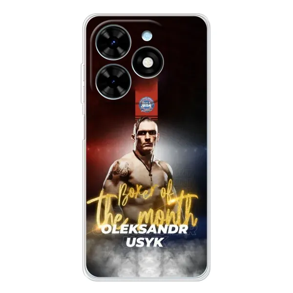 Чохол з принтом «Olexandr Usyk» для TECNO Spark Go 2025