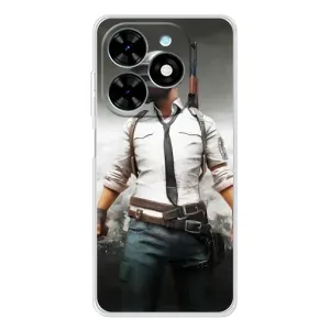 Чехол PUBG для Спарк Гоу 2025 (AlphaPrint)
