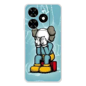 Чохли для Tecno Spark Go 2025 - Bearbrick Louis Vuitton (PREMIUMPrint) (Плач Bearbrick)