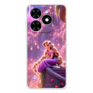 Чохол Рапунцель для Tecno Spark Go 2025 (Рапунцель у замку)