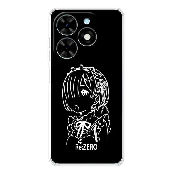 Чохол з принтом «Re: Zero» для TECNO Spark Go 2025
