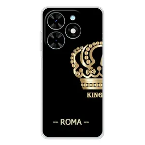 Чохли для Tecno Spark Go 2025 (VPrint) - Футбольні клуби (Roma)