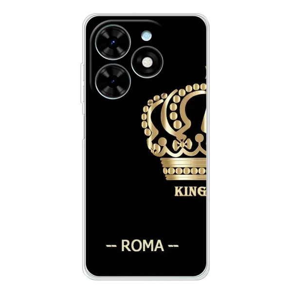 Чехол с принтом «Roma» для TECNO Spark Go 2025