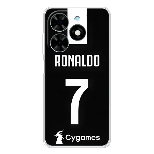 Чехол с принтом «RONALDO 7» для TECNO Spark Go 2025