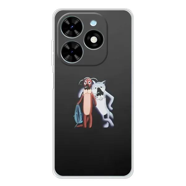 Чехол с принтом «Шо опять» для TECNO Spark Go 2025