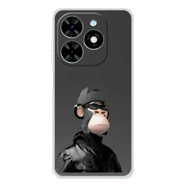 Чехол с принтом «стильная обезьяна NFT» для TECNO Spark Go 2025