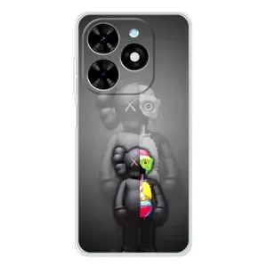 Чохли для Tecno Spark Go 2025 - Bearbrick Louis Vuitton (PREMIUMPrint) (Тіло Bearbrick)