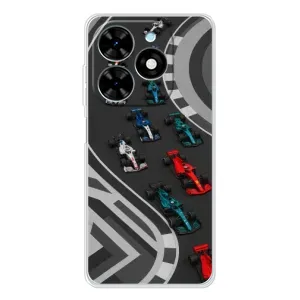 Чехол Формула1 на Tecno Spark Go 2025 (Трасса Ф1)