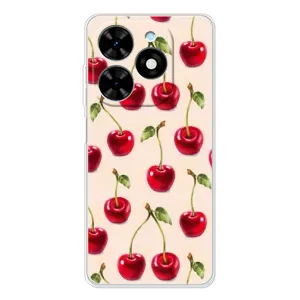 Чохли з фруктами для Tecno Spark Go 2025 (VPrint) (Черешня)