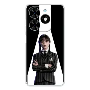 Чохли Венсдей на Tecno Spark Go 2025 Уенсдей (AlphaPrint) (W-Wednesday)