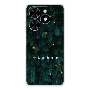 Новогодние, Праздничные Чехлы для Tecno Spark Go 2025 - 2024 год (Winter)