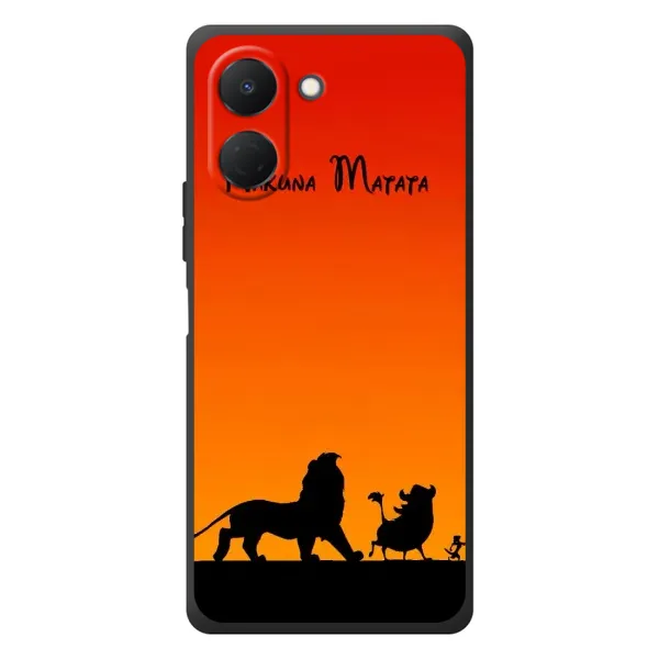 Чехол с принтом «Акуна Матата закат» для TECNO Spark Go 3