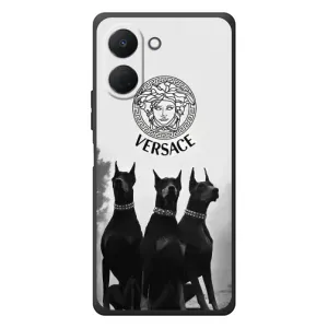 Чохли VERSACE для 

ТЕСNO Спарк (̇̇)о ̧3 
 (PREMIUMPrint) (Доберман Версаче)