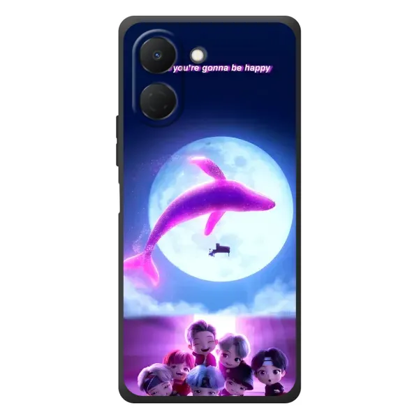 Чехол с принтом «КИТ BTS» для TECNO Spark Go 3