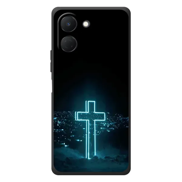 Чохол з принтом «Хрест і місто» для TECNO Spark Go 3