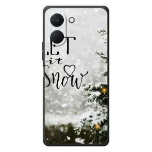Новорічні, Святкові Чохли для TECNO Spark Go 3 - 2024 год (Let it snow)
