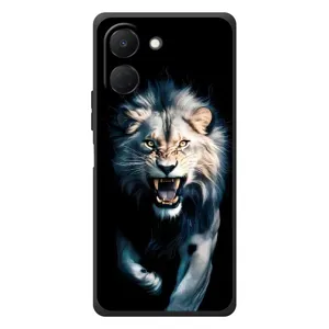 Чохол з картинкою 'Хижаки' для TECNO Spark Go 3 (Лев у темряві)