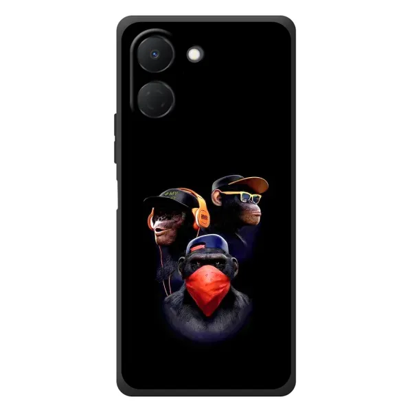 Чехол с принтом «Три обезьяны» для TECNO Spark Go 3 Чехол с принтом «Три обезьяны» для TECNO Spark Go 3