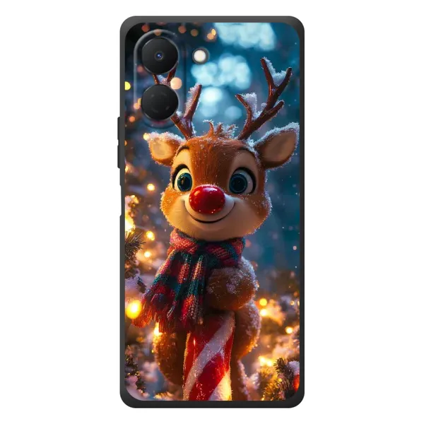 Чохол з принтом «Олень з шарфом» для TECNO Spark Go 3 Чохол з принтом «Олень з шарфом» для TECNO Spark Go 3