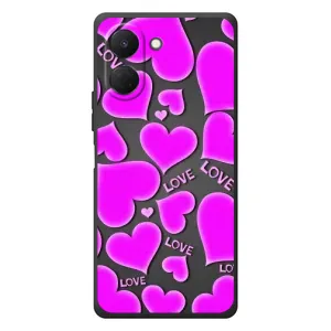 Чехлы для любимой на 

ТЕСNO Спарк (̇̇)о ̧3 
 (VPrint) (Pink hearts)