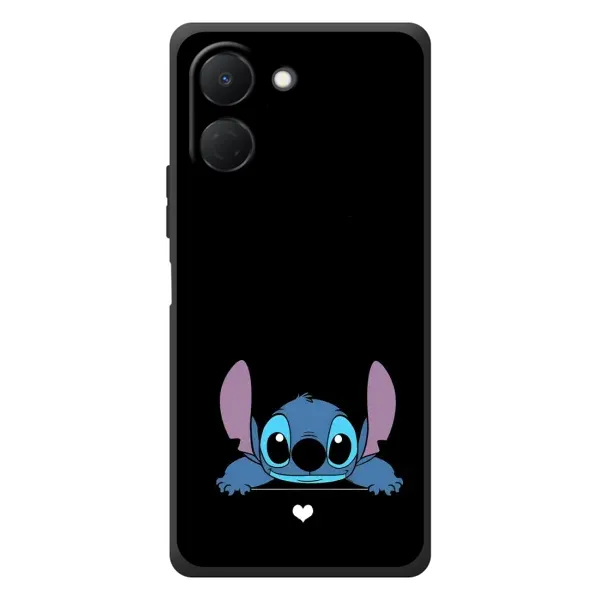Чехол с принтом «Стич на черном» для TECNO Spark Go 3 Чехол с принтом «Стич на черном» для TECNO Spark Go 3