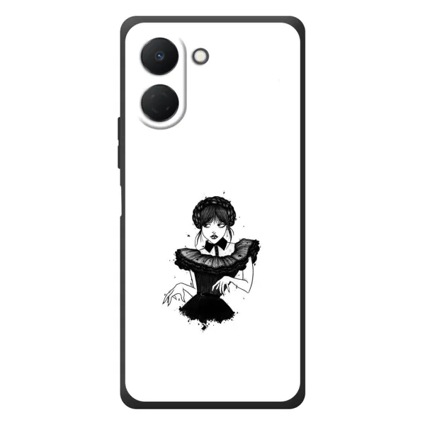 Чехол с принтом «танец Уэнздей» для TECNO Spark Go 3