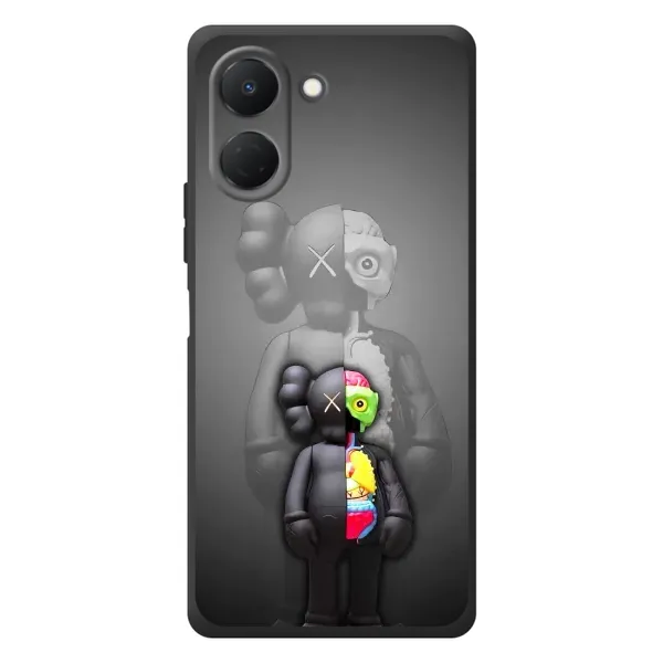 Чохол з принтом «Тіло Bearbrick» для TECNO Spark Go 3