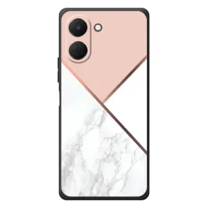 Мраморний чехол на TECNO Spark Go 3 (VPrint) (Тройний мрамор)