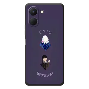 Чехлы Венсдей на TECNO Spark Go 3 Уэнсдей (AlphaPrint) (Уэнздей и подруга)