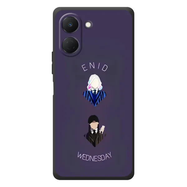Чехол с принтом «Уэнздей и подруга» для TECNO Spark Go 3
