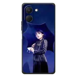 Силиконовый чехол с картинкой для TECNO Spark Go 3 (Венсдей)