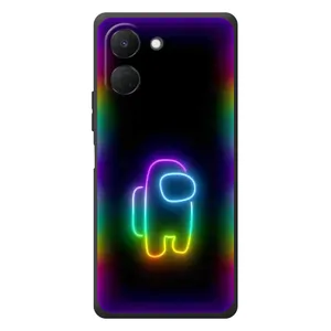 Чохли Амонг Ас для TECNO Spark Go 3 (AlphaPrint) (Яскравий скін)