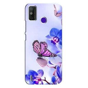 Чохли з квітами для TECNO Spark Power 2 (LC8) (VPrint) (Метелик на квітах)