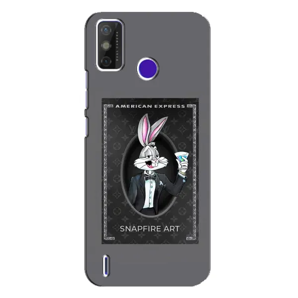 Чехол с принтом «Бакс Бани LV» для TECNO Spark Power 2 (LC8)