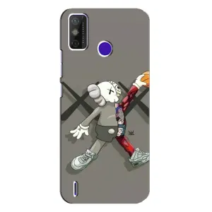 Чохли для TECNO Spark Power 2 (LC8) - Bearbrick Louis Vuitton (PREMIUMPrint) (Беарбрік Джордан)
