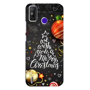 Різдвяні Чохли для TECNO Spark Power 2 (LC8) (VPrint) (Ялинка)