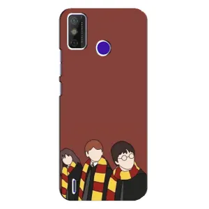 Чехлы с Гарри Поттером для TECNO Spark Power 2 (LC8) (AlphaPrint) (Гарри с друзьями)