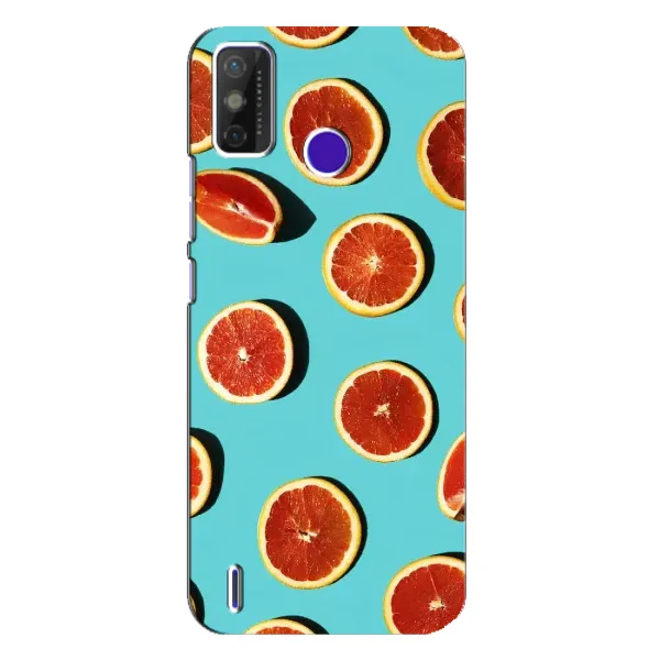 Чехол с принтом «Грейпфрут» для TECNO Spark Power 2 (LC8)