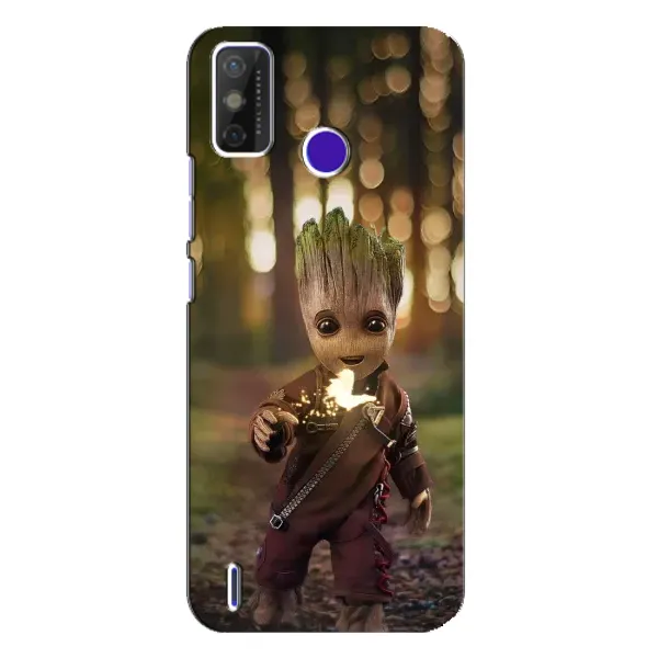 Чохол з принтом «I am Groot» для TECNO Spark Power 2 (LC8)