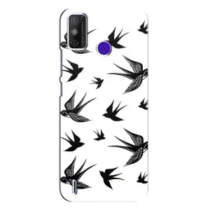 Чохол з пташками на TECNO Spark Power 2 (LC8) (VPrint) (Ластівки)