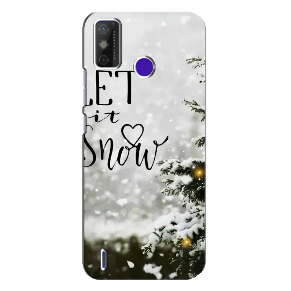 Чохол з принтом «Let it snow» для TECNO Spark Power 2 (LC8) Чохол з принтом «Let it snow» для TECNO Spark Power 2 (LC8)