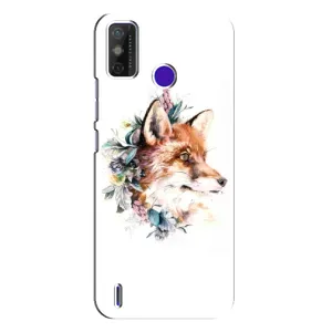Чохли з картинкою Лисичка для TECNO Spark Power 2 (LC8) (VPrint) (Лиса в квітах)