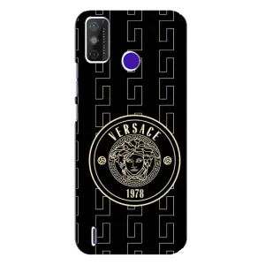 Чохли VERSACE для ТЕЦНО Спарк Павер 2 (LC8) (PREMIUMPrint) (Лого Версаче)
