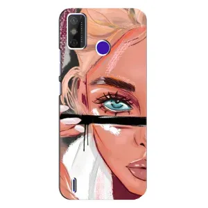 Чохол з друком для TECNO Spark Power 2 (LC8) - (Мода) (AlphaPrint) (Макіяж)