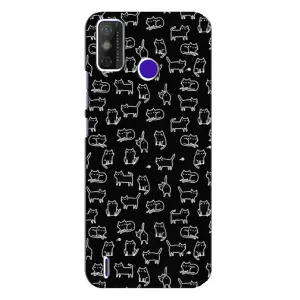 Чохол з принтом для TECNO Spark Power 2 (LC8) (AlphaPrint) Модні коти (Маленькі котики)