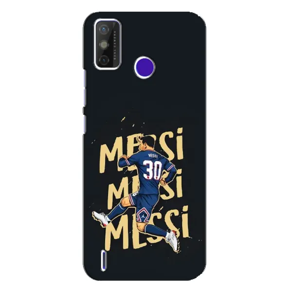 Чехол с принтом «Messi ПСЖ» для TECNO Spark Power 2 (LC8)